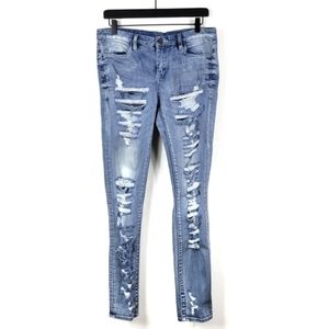BLANK NYC Destructed Skinny Denim 28